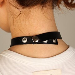 Портупея кожаная для ролевых игр, черная