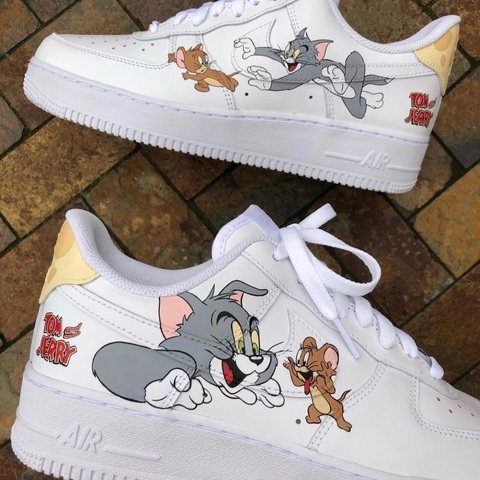 tom and jerry air force 1s
