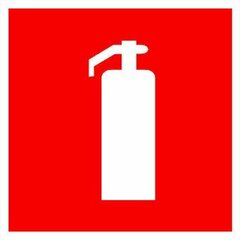 Знак безопасности ОГНЕТУШИТЕЛЬ F04 200х200