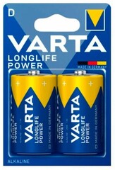 Батарейка Varta LONGLIFE POWER (HIGH ENERGY) LR20 D BL2 Alkaline 1.5V (4920)