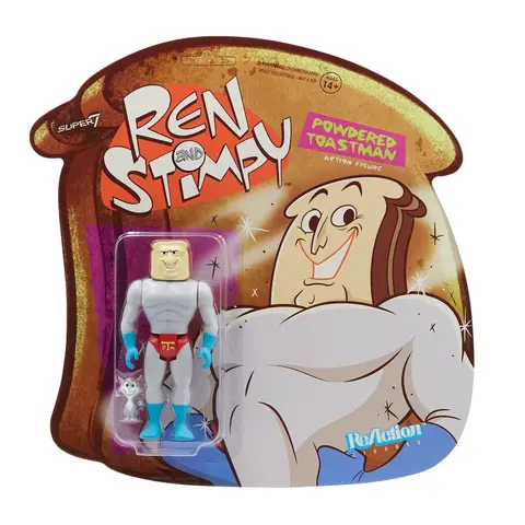 Фигурка Super7 Ren & Stimpy: Powdered Toast Man