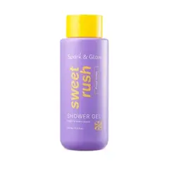 Гель для душа с ароматом соленой карамели SPARK&GLOW Body Wash Purple Toffee Scent 400 мл