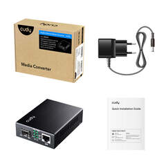 Cudy - Гигабитный медиаконвертер с выходным разъёмом PoE MC220P
