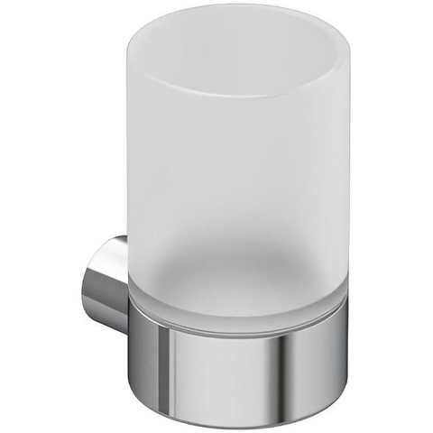 Kludi 5897505 Kludi 58 975 05 Vela R Держатель со стаканом (белое матовое стекло), хром