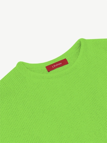 Джемпер оверсайз из экохлопка