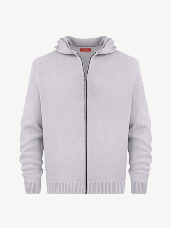 Толстовка на замке из экохлопка