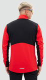 Премиальный костюм для лыж и зимнего бега Nordski Hybrid Pro 2.0 Red/Black мужской