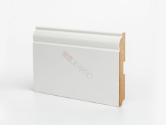 Плинтус МДФ Деартио U 104-120 белый 120х16х2050