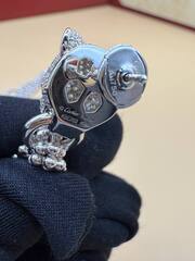 Серьги PANTHERE VGold с подвесками из цепочек в стиле CARTIER