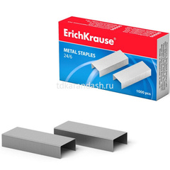 Скобы №24/6 1000шт. в картонной коробке