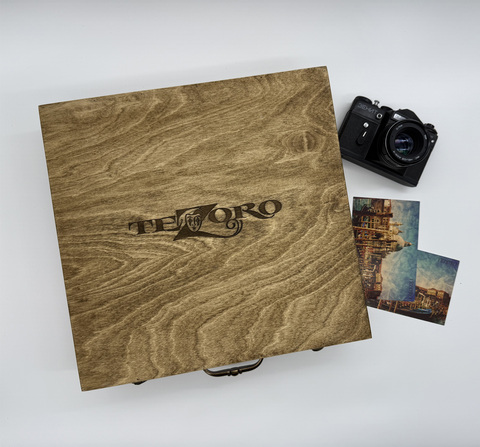 Кейс для фотоальбома из дерева