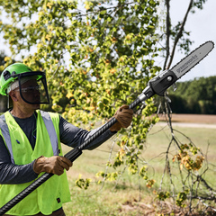 Высоторез-сучкорез Greenworks PS102T 82V (25 см) телескопический аккумуляторный, без АКБ и ЗУ