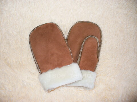 варежки из овчины купить