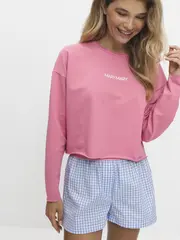 Лонгслив укороченный