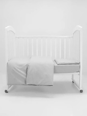 Комплект постельного белья (КПБ) топотушки однотон поплин ( 3 предмета) агатовый