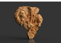 Силиконовый молд № 413 Африка