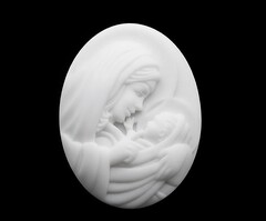 Силиконовый молд Камея Мать и дитя