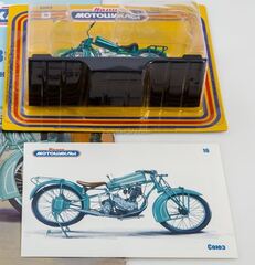 Motorcycle Union turquoise 1:24 Our Motorcycles Modimio Collections #16