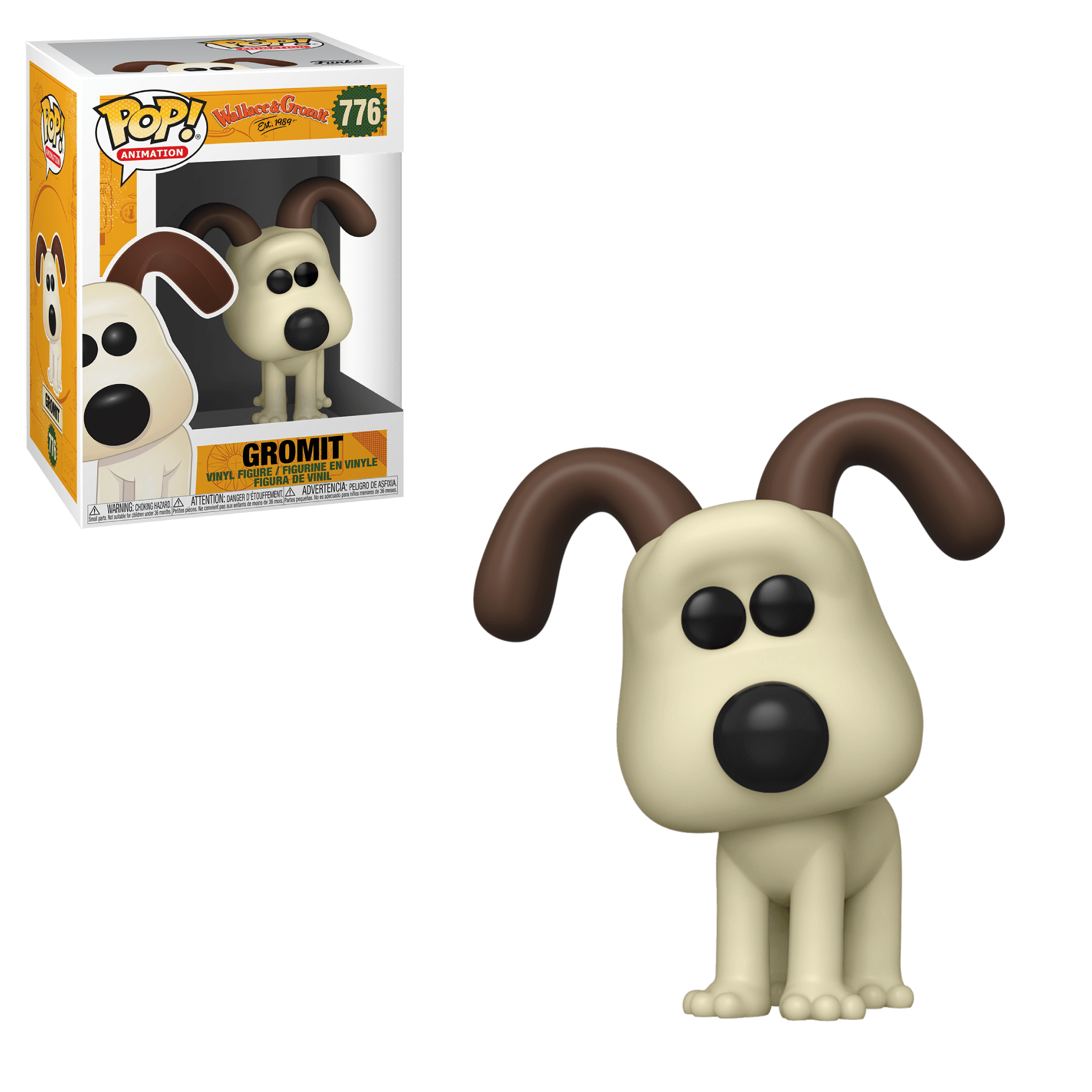 Funko Pop! Movies: Wallace and Gromit - Wallace in Pajamas | Merchandising Oficial de Cartoon/Animation - Figura de Vinilo Coleccionable para Decoración - Regalo Friki de Cumpleaños