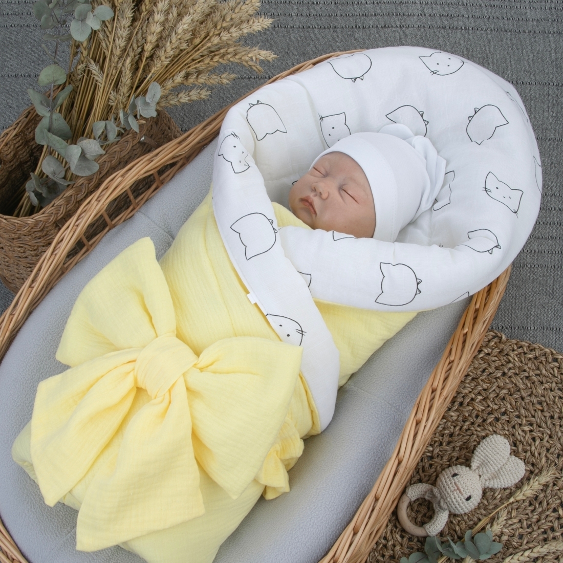 Летний муслиновый конверт на выписку - купить по выгодной цене | EKB_BABY