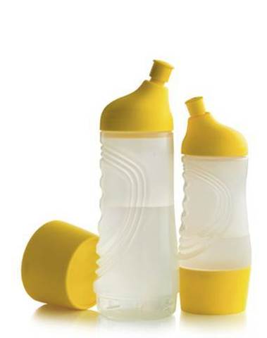 Бутылка спортивная 750 мл  и 475мл в жёлтом цвете.