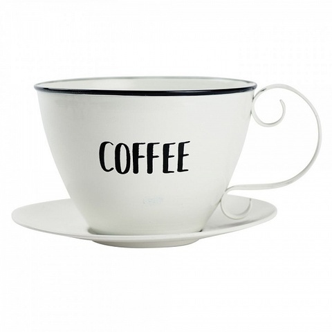Корзина для кофейных капсул Boston Warehouse White Coffee Cup Kup Keeper