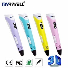 3D ручка Myriwell RP100B + 170 м пластика + трафареты