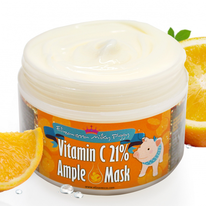 Маска для лица Elizavecca Milky Piggy Vitamin C 21% Ample Mask, 100 гр