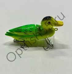Воблер Rosy Down Wise Duck 70F 70мм, 10гр, загл.0,2-0,5м