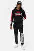 Худи Lonsdale Langwell Black/White/Red