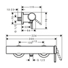 Hansgrohe Finoris 76620000 Смеситель для душа (хром)