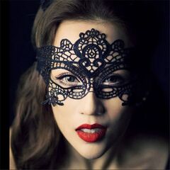 Маска ажурная для глаз, для вечера