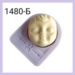 1480-Б Молд силиконовый лицо для куклы 