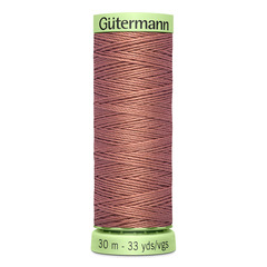 Нить Top Stitch 30/30 м для декоративной отстрочки, Gutermann, 245 золотисто бежево-розовый