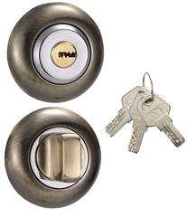 Накладки санузловые с ключом BKQ-K AB/CP (бронза)