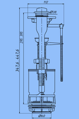 Набор с нижней подводкой 1/2