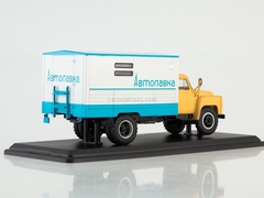 GAZ-53A GZSA-3723 Mobile store yellow-white-blue 1:43 Start Scale Models (SSM)