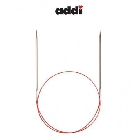 Спицы Addi круговые с удлиненным кончиком для тонкой пряжи 40 см, 3.5 мм