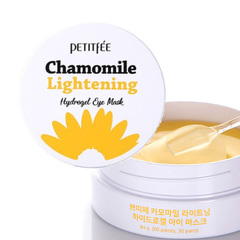 Petitfee Патчи осветляющие с экстрактом ромашки - Chamomile lightening hydrogel eye mask, 60шт