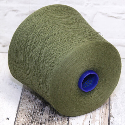 Меринос с кашемиром (20%) BOTTO GIUSEPPE / FAIRWOOL 2/48 зеленый оливковый
