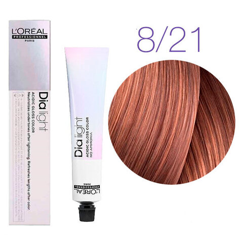 L'Oreal Professionnel Dia Light 8.21 (Светлый блондин перламутровый пепельный) - Краска для волос