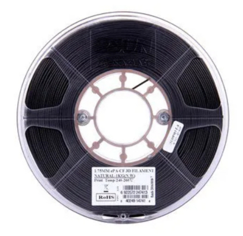 Катушка пластика ePA-CF ESUN 1.75 мм. 1 кг. Carbon Fiber натуральная (черная)