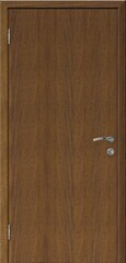 Дверь влагостойкая пластиковая KAPELLI classic Гладкая Орех Грецкий 3D пленка + коробка