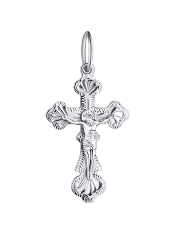 Крестик православный из серебра