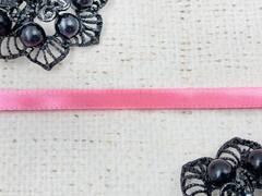 Лента атласная, ш. 0,5 см, розовый