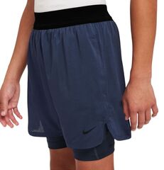Детские теннисные шорты Nike Kids Dri-Fit Adventage Multi Tech Shorts - midnight navy/obsidian/black