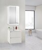 BelBagno SPC-MAR-450/1600-1A-LED-TCH Зеркальный шкаф с одной распашной дверью, с четырьмя стеклянными полками, со встроенной подсветкой и сенсорным выключателем SPC-MAR-450/1600-1A-LED-TC