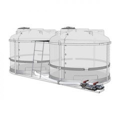 Комплект ПОЛНОГО слива с кранами G3 на две емкости TRF ЭкоПром(0кг;) - арт.557750