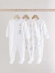 Комбинезон / Cлип для малышей Next E19-700, 3 шт., Белый