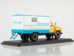 GAZ-53A GZSA-3723 Mobile store yellow-white-blue 1:43 Start Scale Models (SSM)